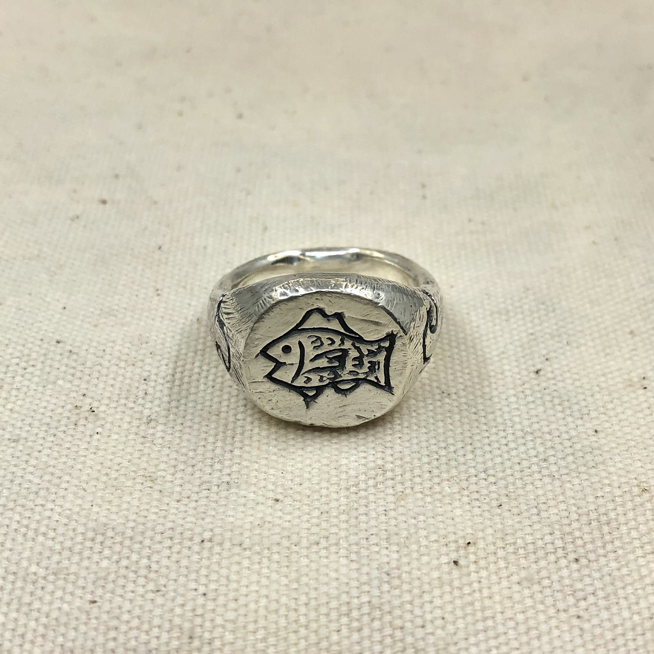 Fresh Fish Signet Ring